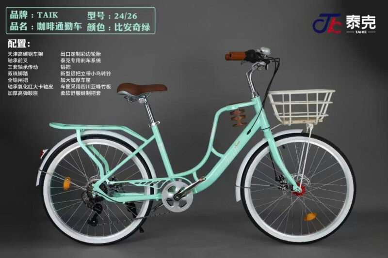 Xe đạp nữ TAIK kem size 24/26 2024 - Image 6